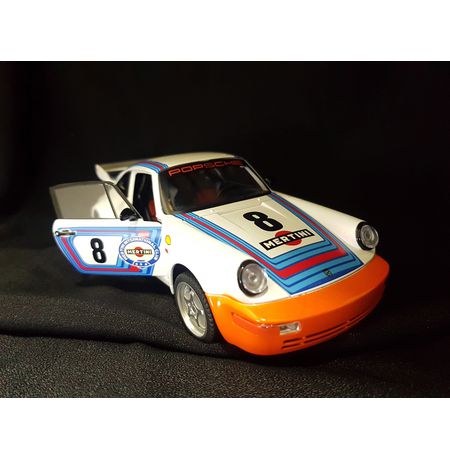 Коллекционная металлическая (Die Cast) модель Porsche 964 Martini  1:24