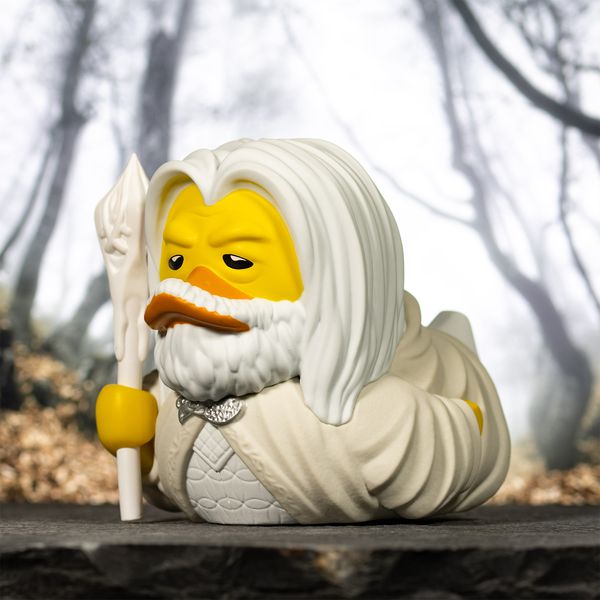 Фигурка-Утка Властелин колец - Гендальф Белый (The Lord of the Rings - Gandalf the White) TUBBZ 10 см