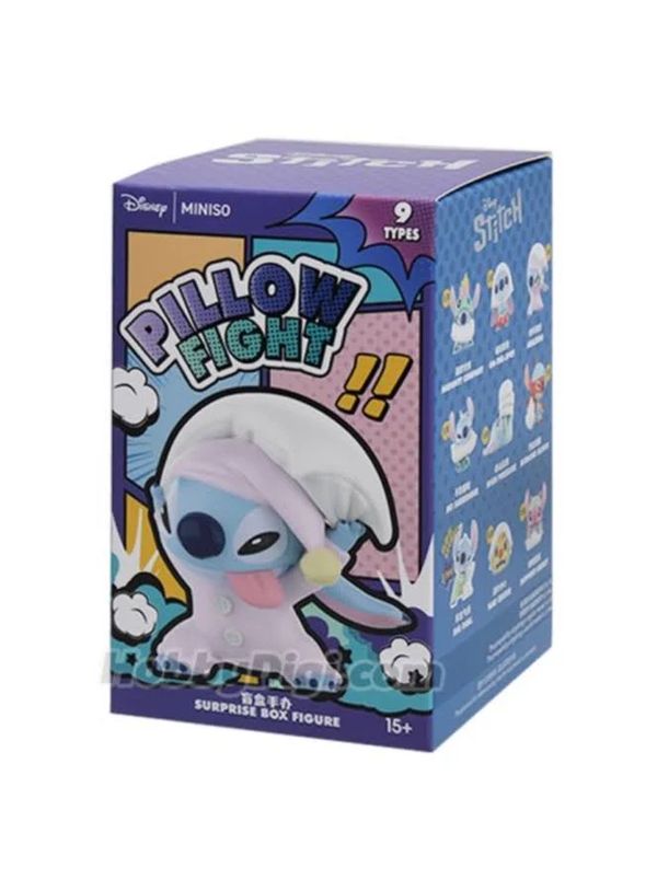Случайная фигурка MINISO Stitch Pillow Fight (Лило и Стич) Лицензия 5-8 см изображение 2