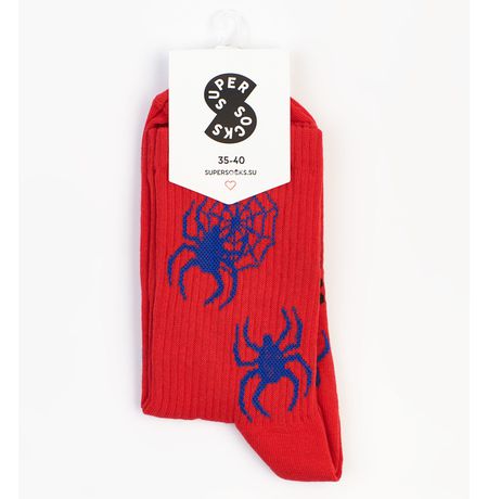 Носки SUPER SOCKS Пауки (размер 40-45) изображение 2