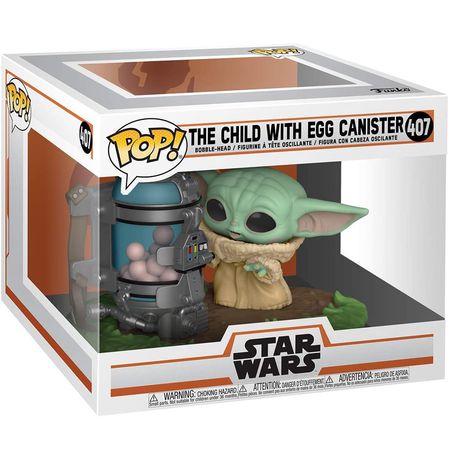 Фигурка Funko POP! Малыш Йода с икрой - Мандалорец (Star Wars - Baby Yoda with canister) изображение 2