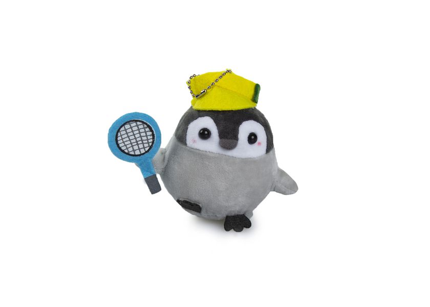 Брелок Пингвин Теннисист, мягкий