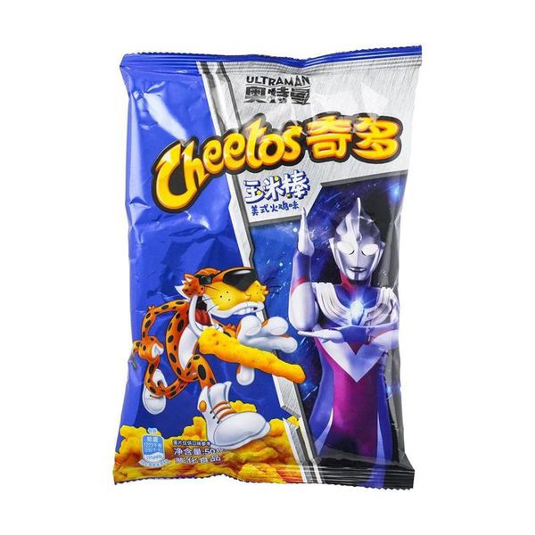 Чипсы Cheetos Crunchy Ultraman Edition со вкусом американской индейки