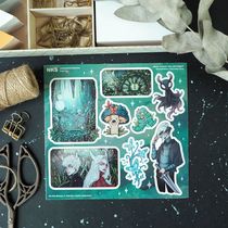 Наклейки Hollow Knight, стикеры NKS Q-Pack