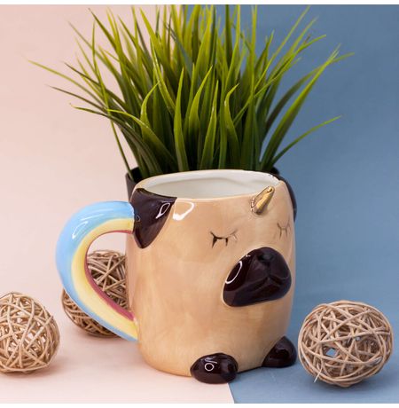 Кружка Собака - Единорог (DogCorn) 450 мл изображение 4