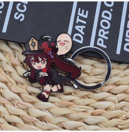 Брелок Геншин Импакт - Ху Тао (Genshin Impact - Hu Tao) 5х3 см металл изображение 2