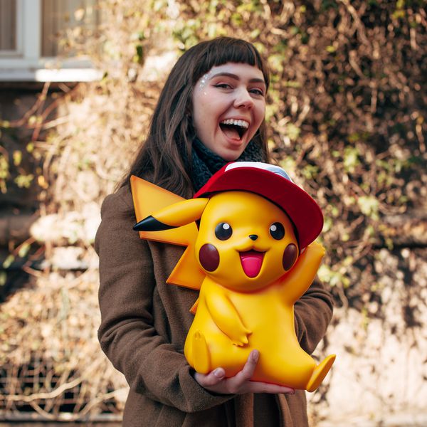 Фигурка Пикачу в кепке в масштабе 1 к 1 (Большой Pikachu) 40 cм изображение 5
