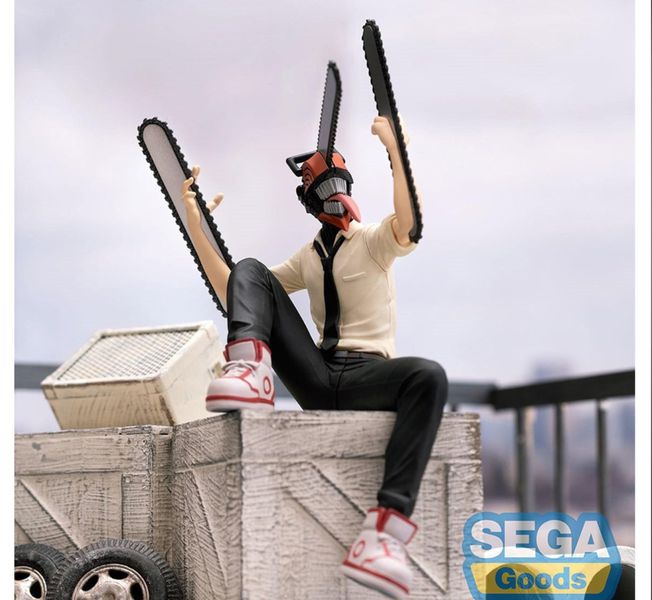 Фигурка Человек-Бензопила - Дэнджи (Denji as Chainsaw Man Premium Perchin) 17 см лицензия