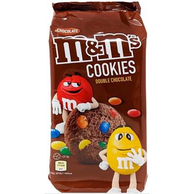 Печенье M&M's Double Chocolate двойной шоколад 180г