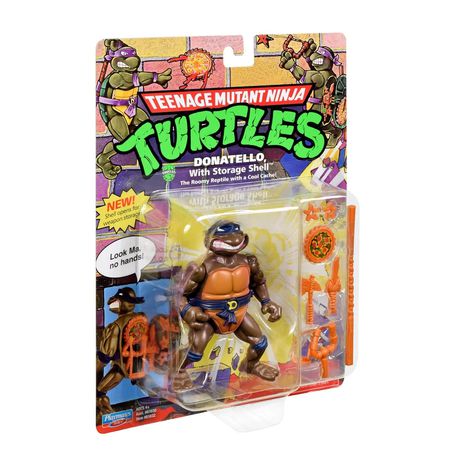 Фигурка Черепашки-Ниндзя - Донателло (Donatello - TMNT Classic Storage Shell) лицензия 10,5 см изображение 2