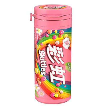 Skittles Flower&Fruits (драже в банке)