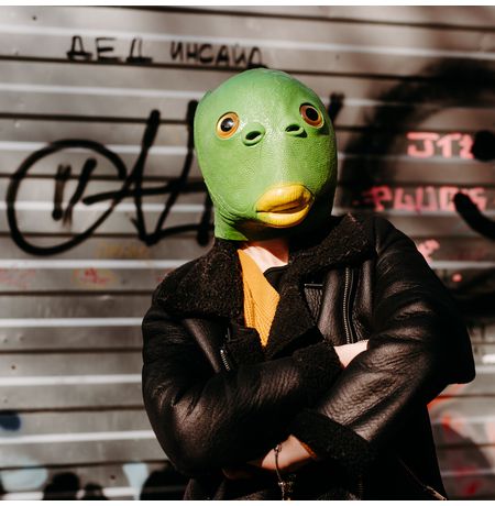 Маска Зеленая рыба изображение 2