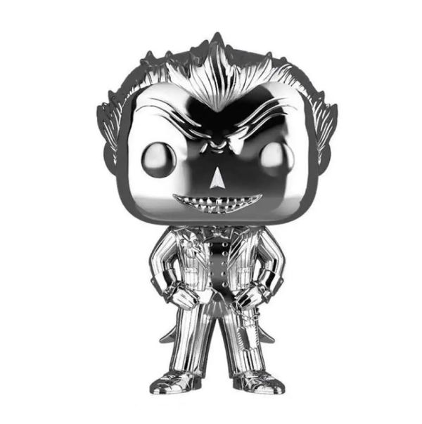 Фигурка Funko POP! Джокер - Серебряный хром (The Joker - Silver Chrome) Exclusive изображение 2