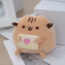 Мягкая игрушка-брелок Pusheen с письмом, 9×8 см