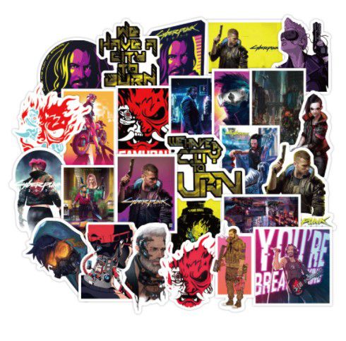 Стикеры Киберпанк (Cyberpunk)