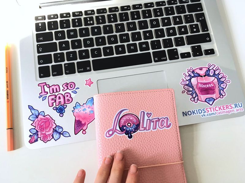 Наклейки Лолита стикеры NKS изображение 3