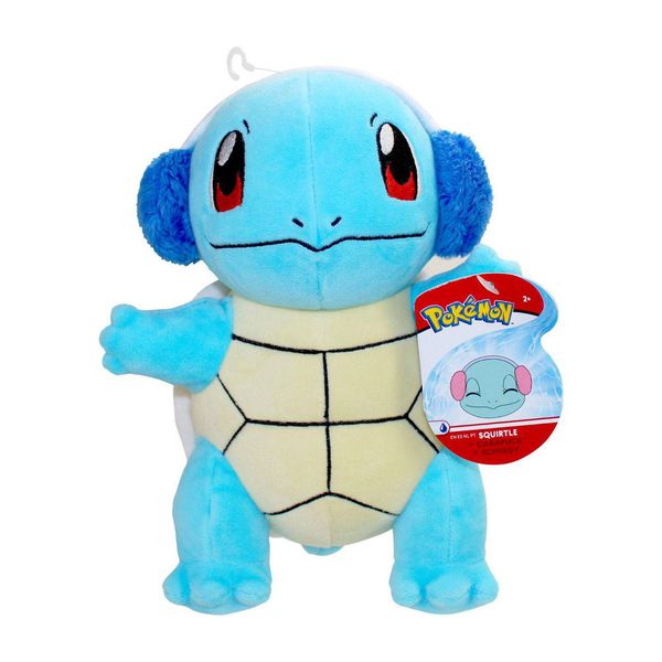 Мягкая игрушка Сквиртл Новогодний (Squirtle Christmas Edition) 23 см