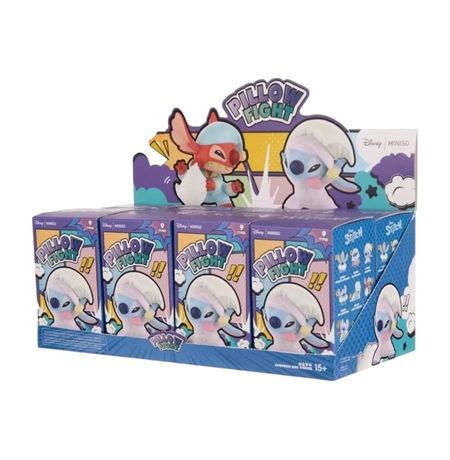 Случайная фигурка MINISO Stitch Pillow Fight (Лило и Стич) Лицензия 5-8 см