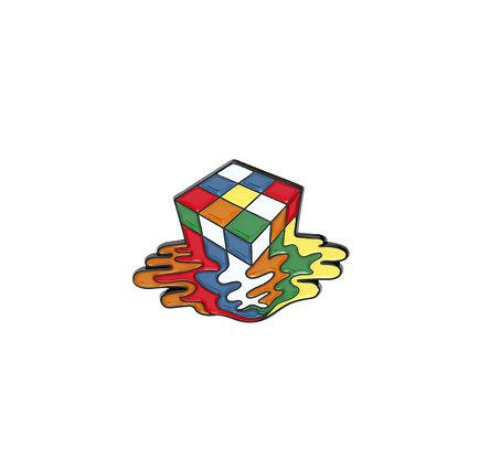 Значок Кубик Рубика расплавленный