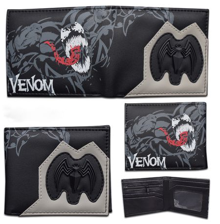 Кошелек Веном (Venom) металлическое лого