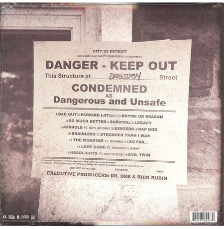 Виниловая пластинка Eminem – The Marshall Mathers LP 2 изображение 6