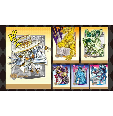 Коллекционные карточки JoJo’s Bizarre Adventure Premium Royal Box 36 штук в боксе (Джо Джо) изображение 8