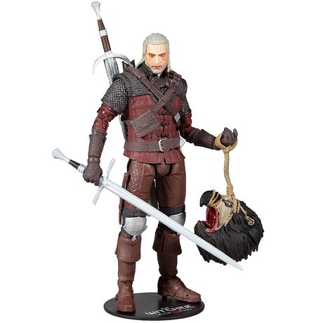 Фигурка Ведьмак - Геральт из Ривии (The Witcher - Geralt) McFarlane 18 см лицензия