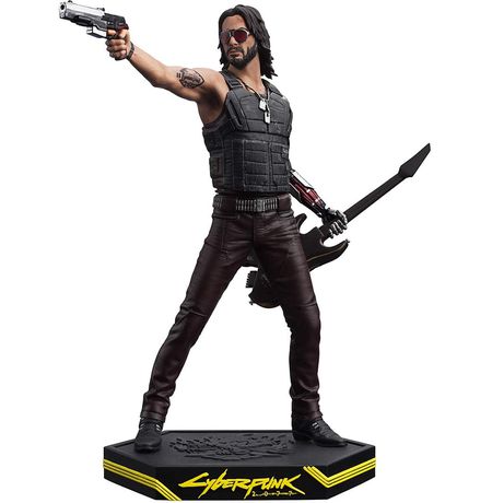 Фигурка Cyberpunk 2077 - Джонни Сильверхенд с гитарой (Johnny Silverhand) 25 см