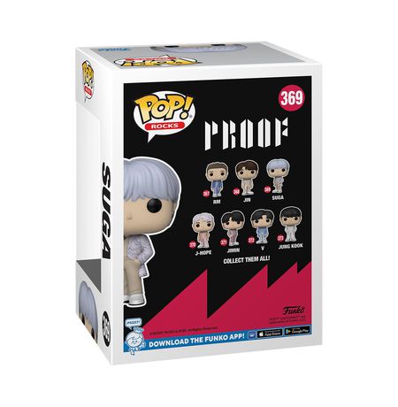 Фигурка Funko POP! BTS - Шуга (Suga - Proof) изображение 3