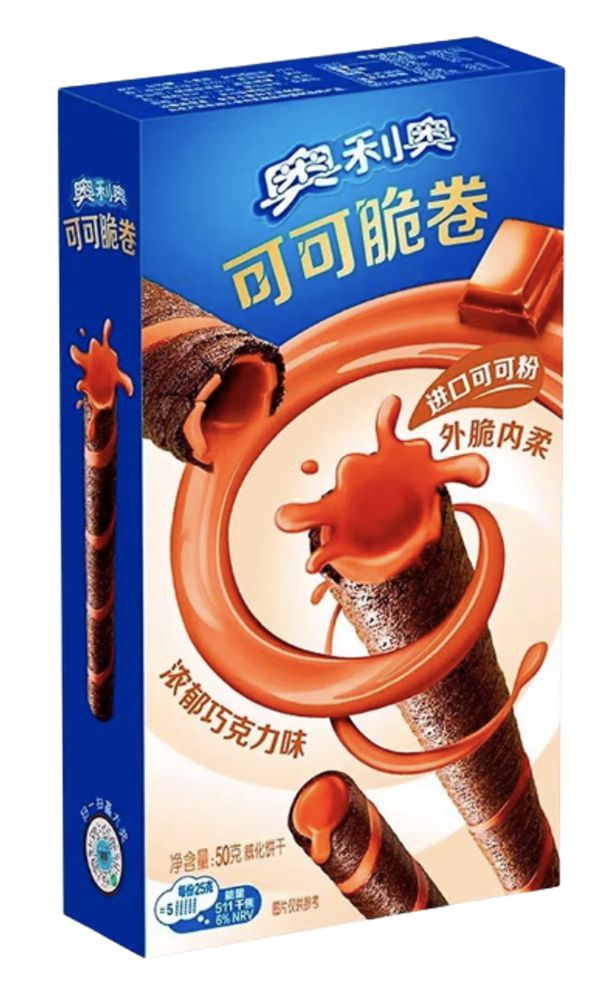 Печенье Oreo Crispy Roll со вкусом шоколада