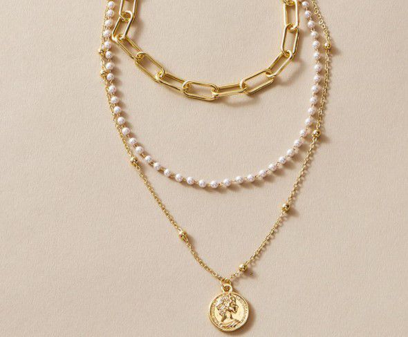 Подвеска Монета и цепь