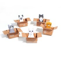 Клейкие стикеры Котики в коробочках Kitty House-it