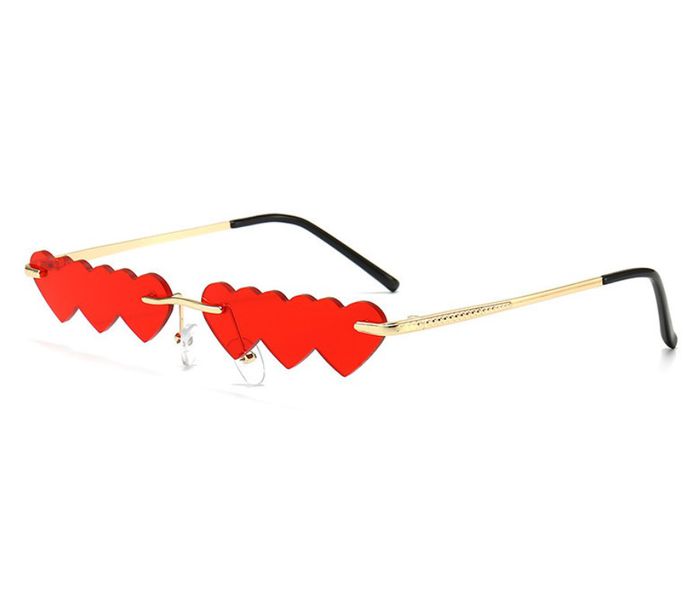 Очки Сердечки, красный