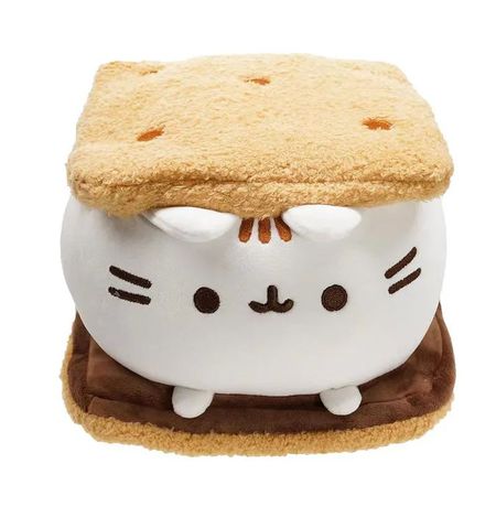 Мягкая игрушка Пушин Пломбирный сэндвич (Pusheen Cat) 20х24 см