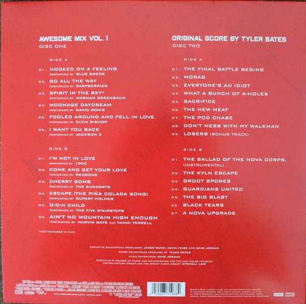 Виниловая пластинка Guardians Of The Galaxy OST Deluxe Edition 2 LP изображение 2