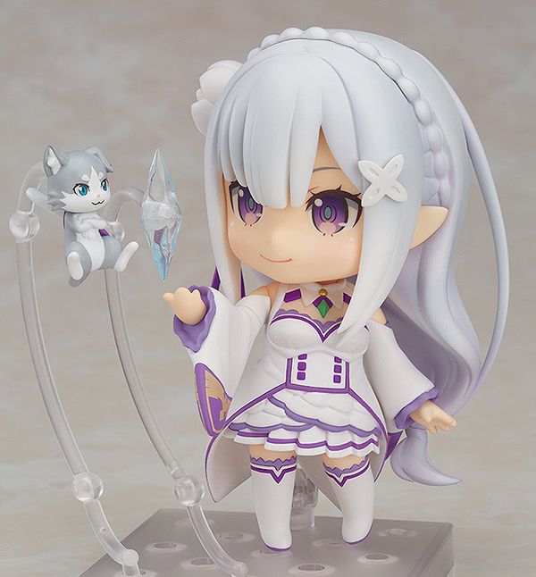Фигурка Re:Zero - Эмилия (Emilia) Nendoroid 10 см