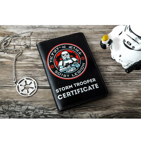 Обложка для паспорта Stormtrooper Certificate