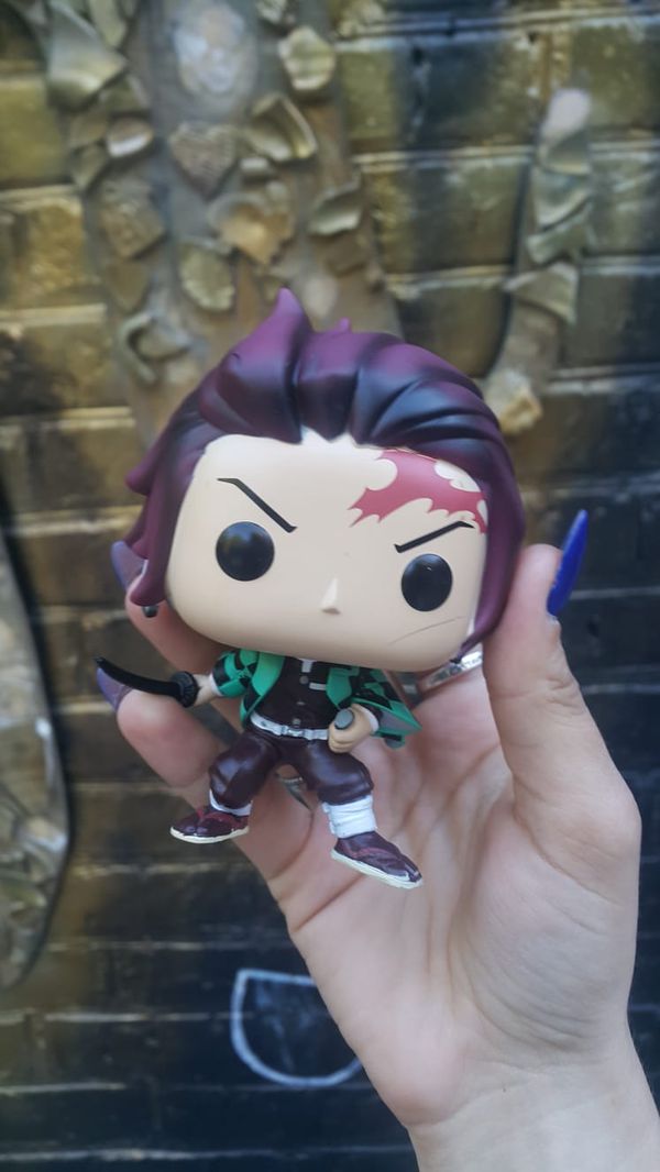 Фигурка Funko POP! Клинок рассекающий демонов - Танджиро Камадо (Demon Slayer Tanjiro Kamado)УЦЕНКА изображение 2