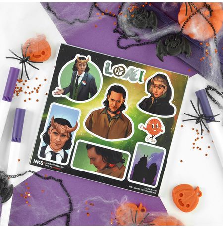 Наклейки Локи (Loki), стикеры NKS Q-Pack