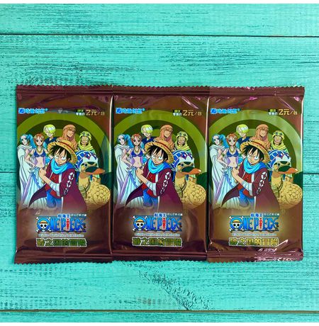 Коллекционные карточки One Piece Категория А+ Набор из 3 бустеров (Большой Куш) изображение 2