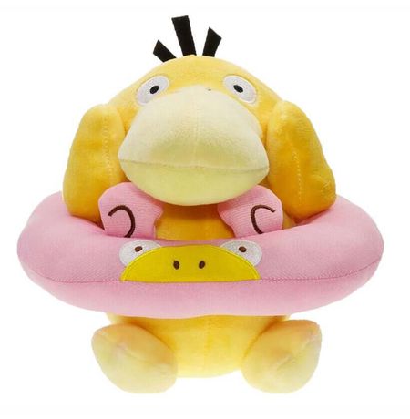 Мягкая игрушка Покемон Псайдак в кругу-слоупоке (Pokemon Psyduck)