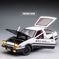 Коллекционная металлическая (Die Cast) модель Initial D Toyota Trueno AE86 1:30