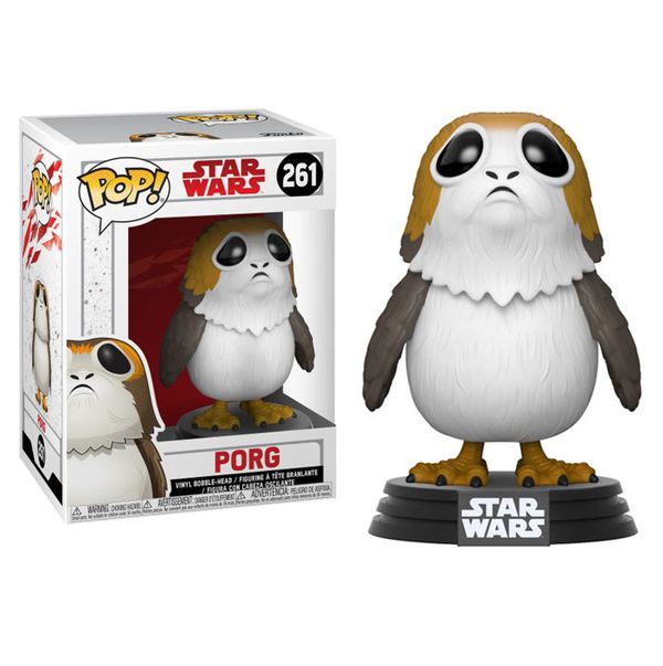 Фигурка-башкотряс Funko POP! Звездые войны - Порг грустный (Star Wars - Sad Porg)