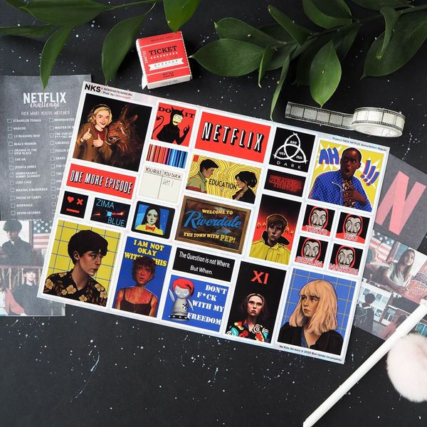 Набор стикеров Netflix No kid's