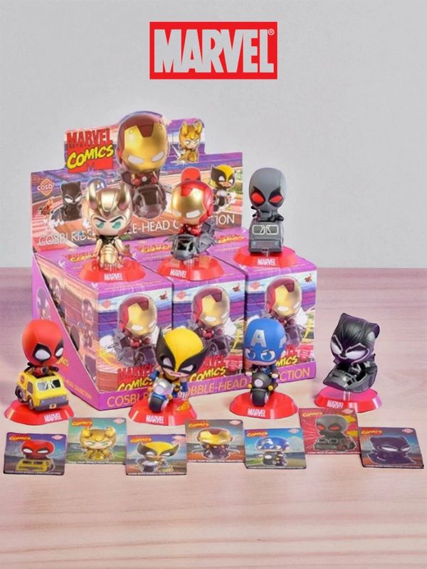 Случайная фигурка Hot Toys Cosbi Rider Marvel  Лицензия 8-10 см