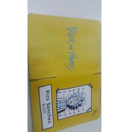 Обложка на паспорт Рик и Морти (RIck and Morty), кожа (УЦЕНКА) изображение 2