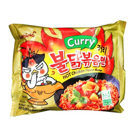 Лапша Samyang острая со вкусом курицы карри, 140 г