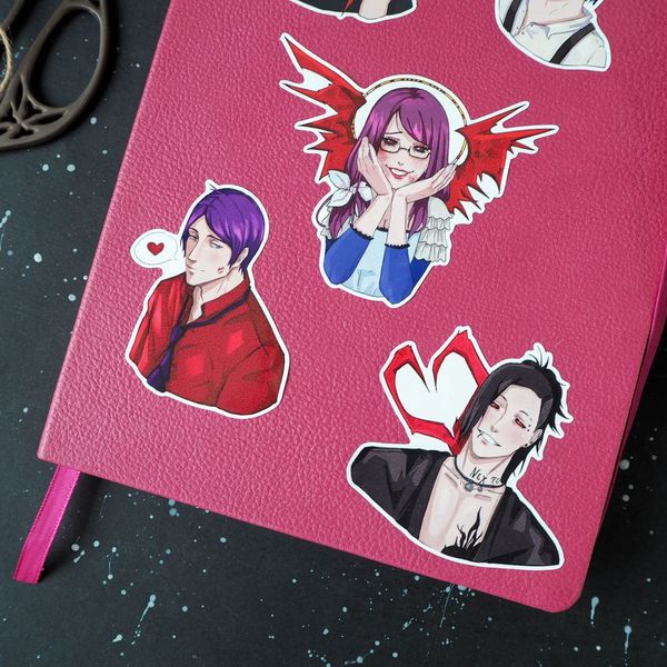 Стикеры Токийский гуль (Tokyo Ghoul), Q-pack No kid's изображение 2