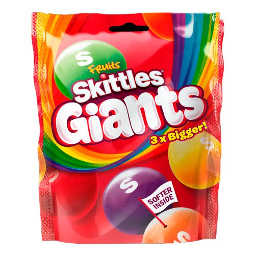 Skittles Giants Fruits (драже) 141 гр