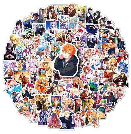 Стикеры Аниме (Anime Mash Up) 50 шт